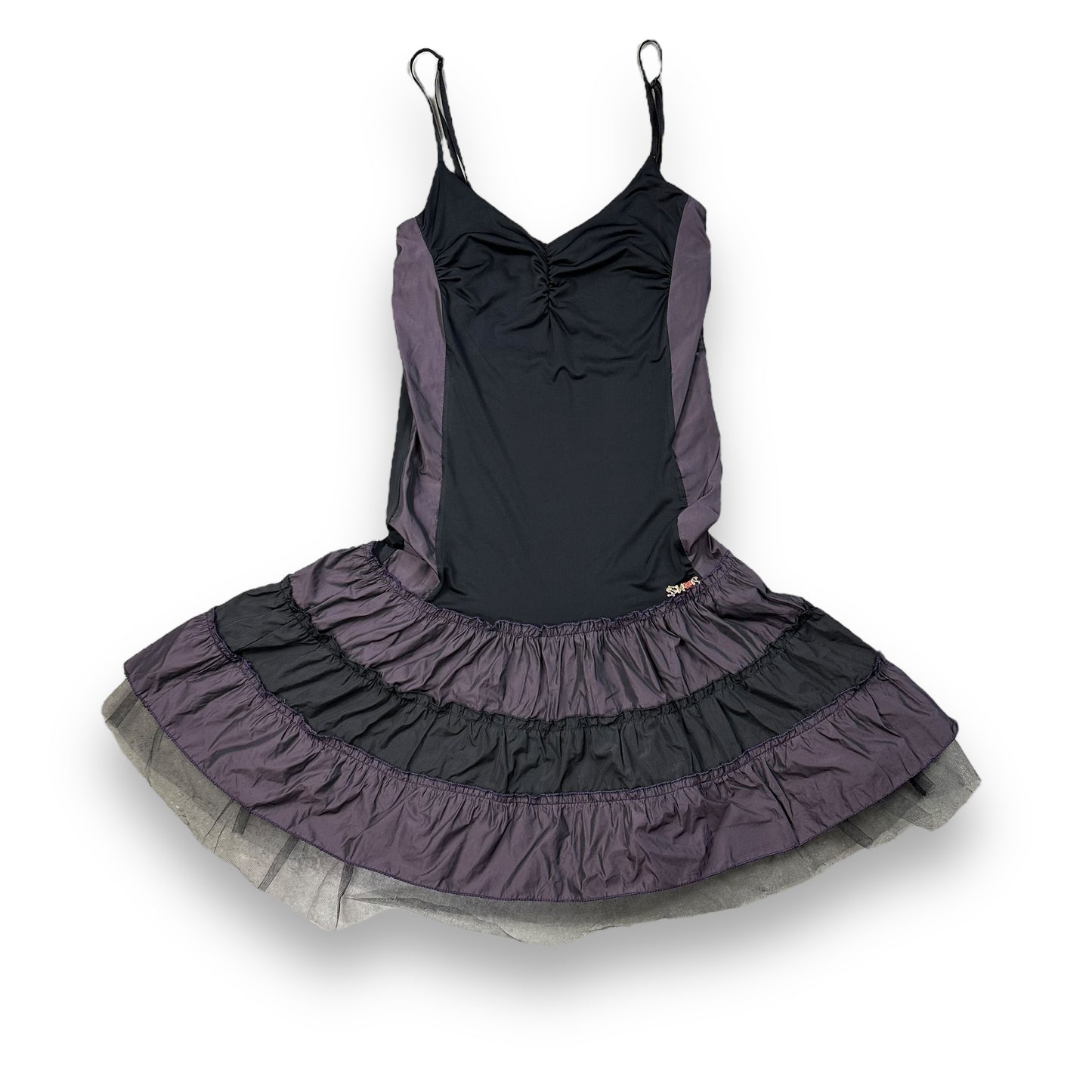 Dress - Black - Purple