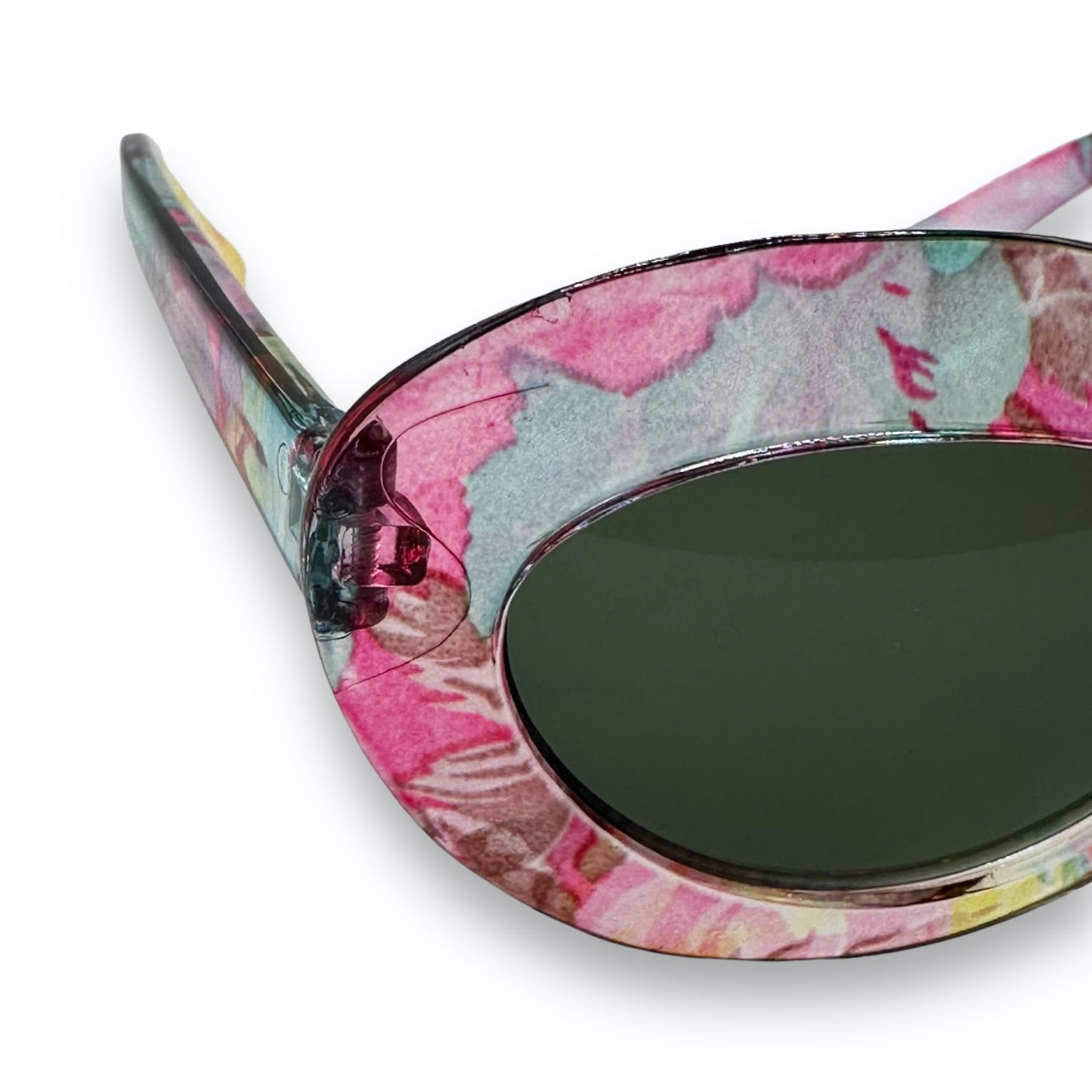 Sunglasses - Oval - Multicolored - 90s