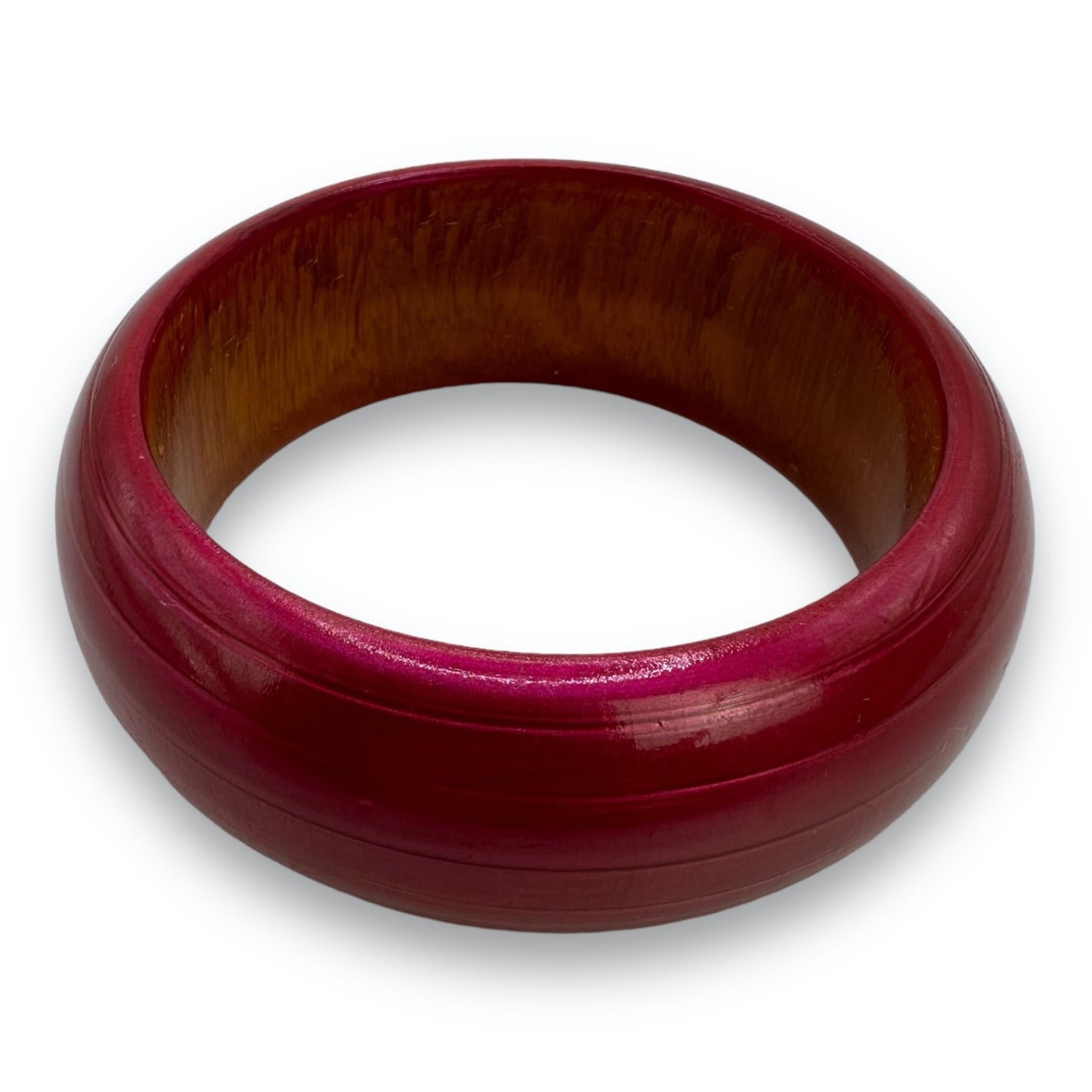 Bangle - Wood - Pink