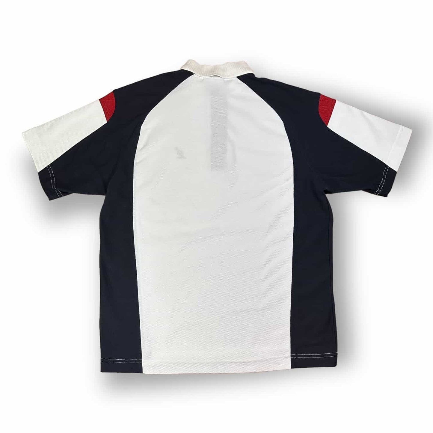 Poloshirt - White - Blue - Red
