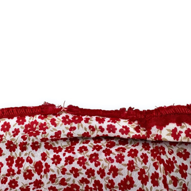 Skirt - Red - Flowers