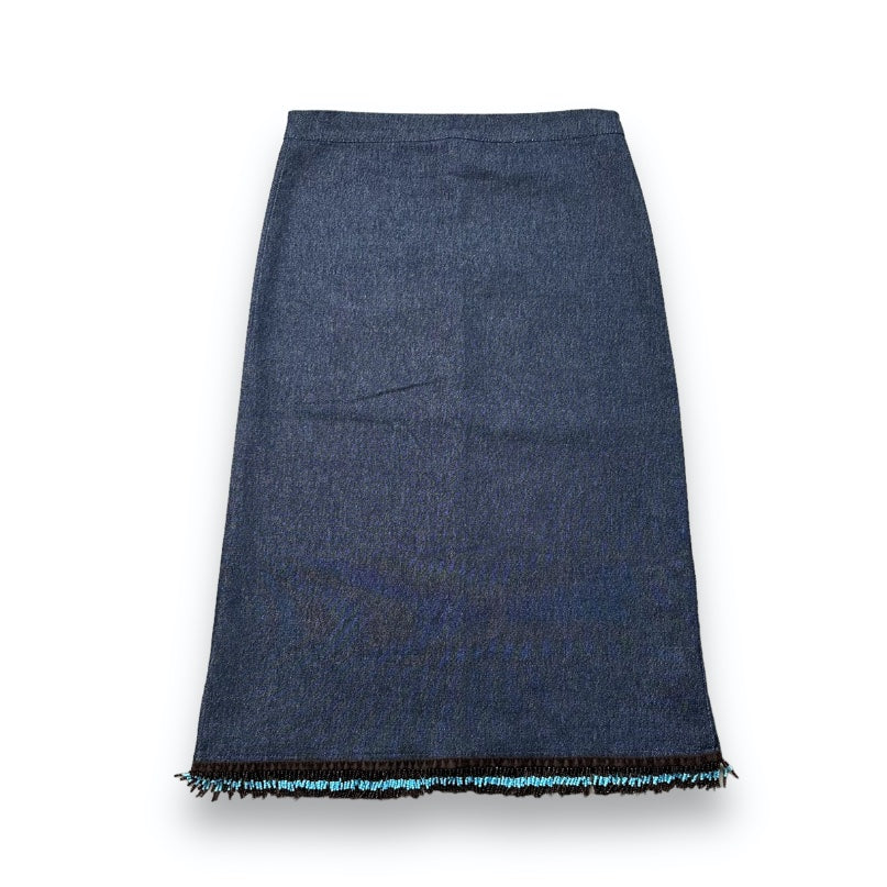 Skirt - Denim - Pearls