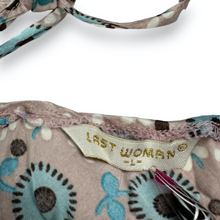 Spaghetti Strap Top - Pink - Flowers