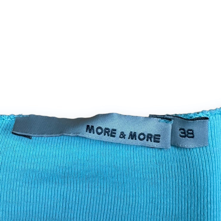 T-Shirt - Turquoise - Flowers