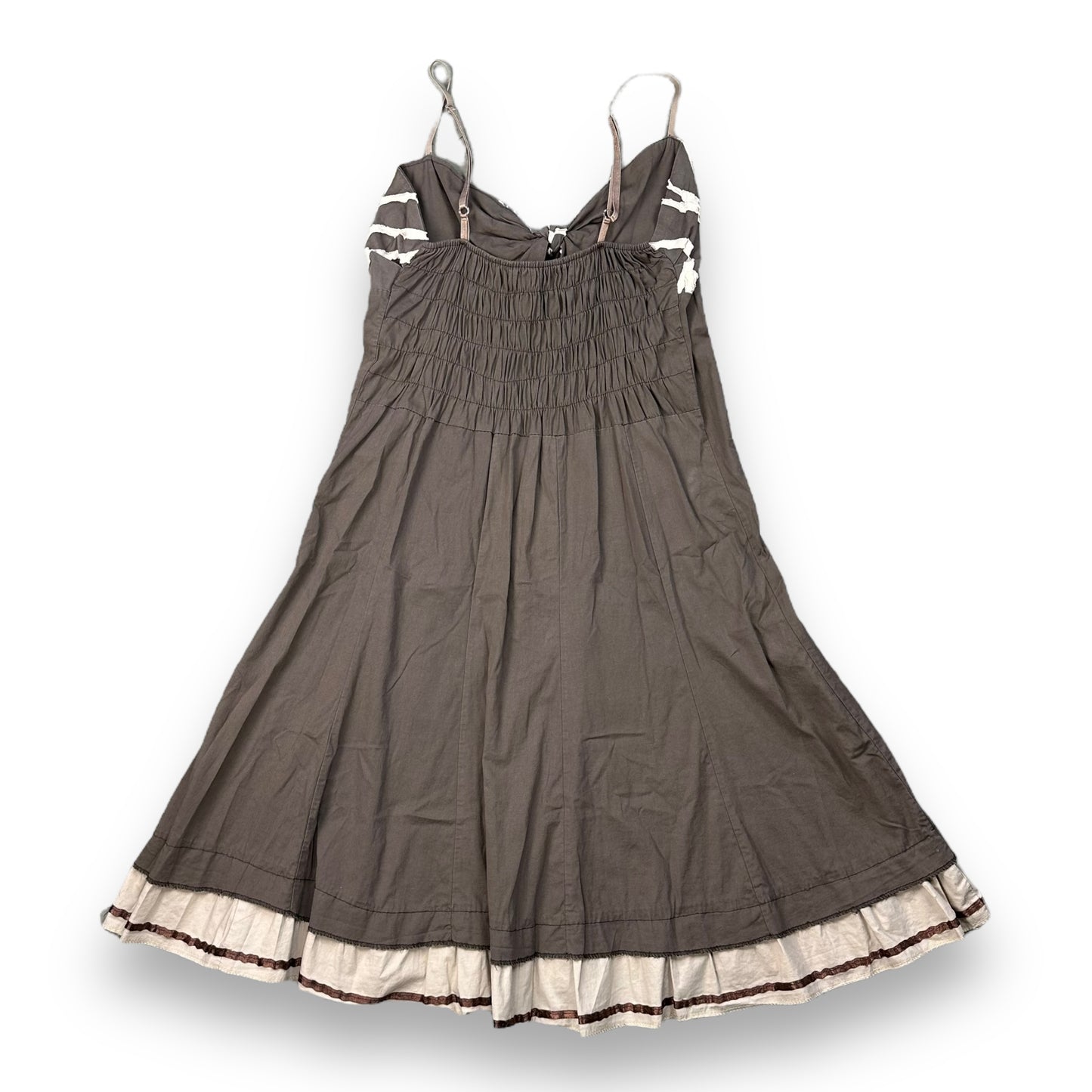 Dress - Brown - Beige