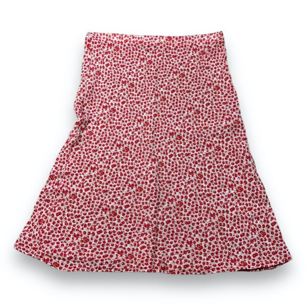 Skirt - Red - Flowers