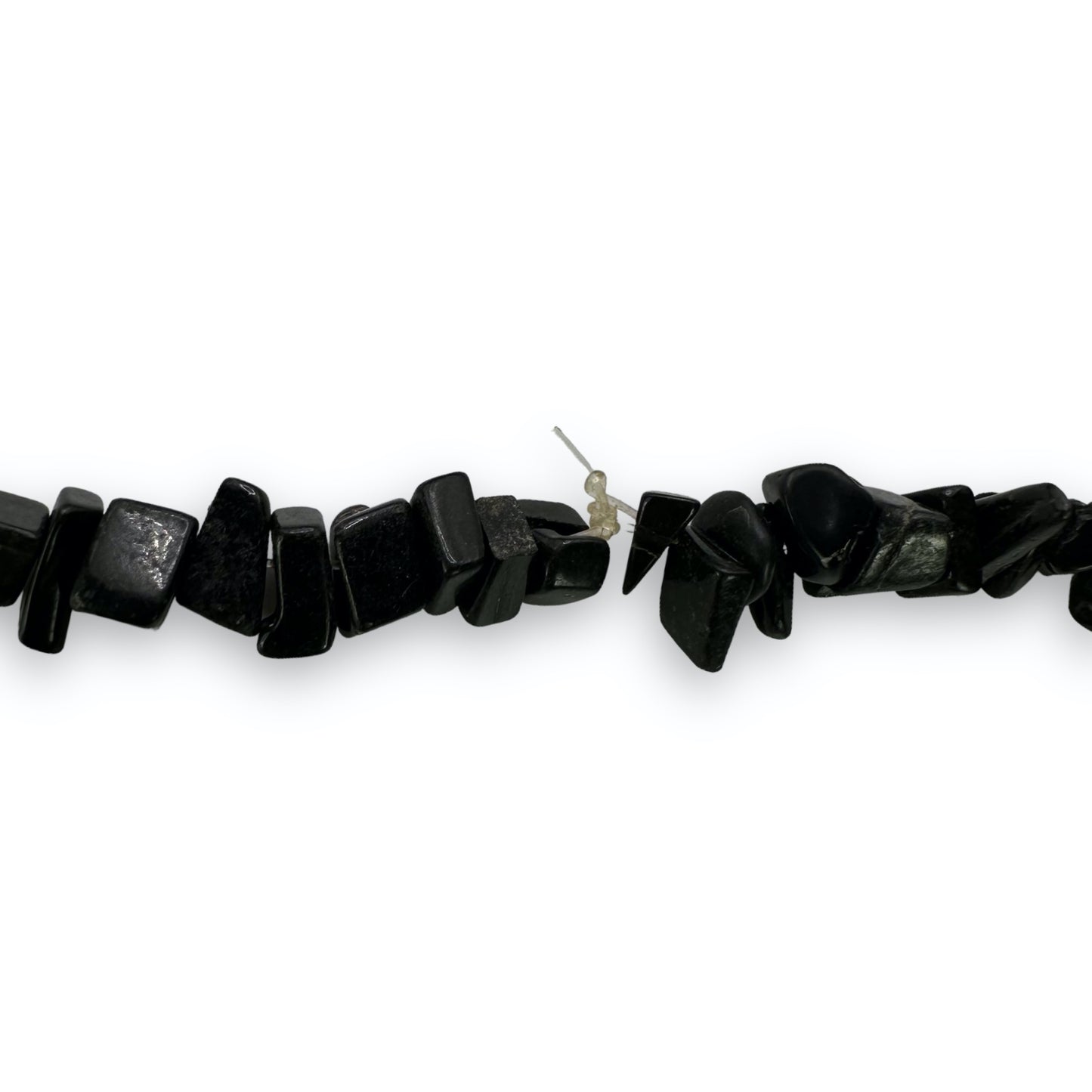 Necklace - Gemstones - Black