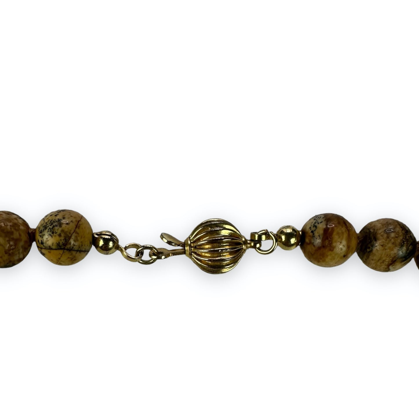 Necklace - Gemstones - Beige