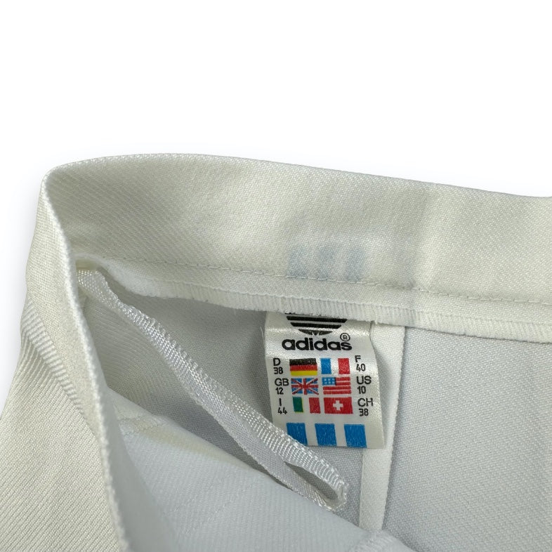 Tennis Skirt - White - Adidas - 90s