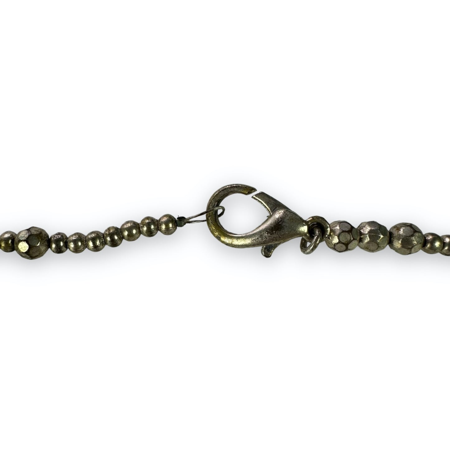 Necklace - Pearls - Silvercolored
