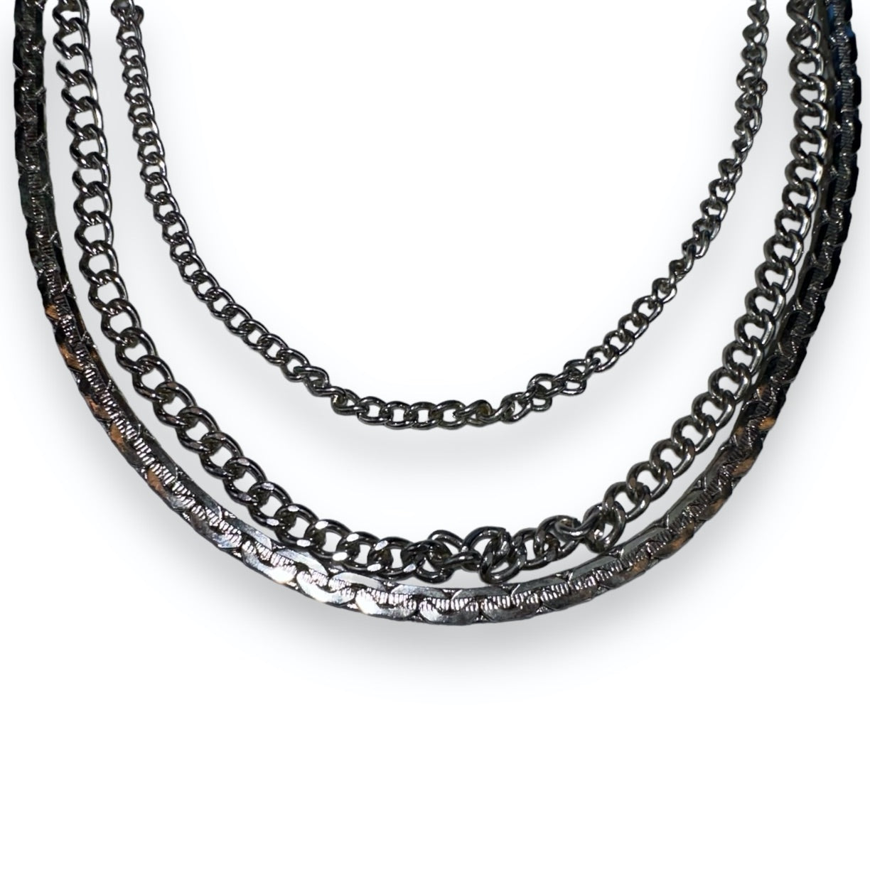 Necklace - Silvercolored