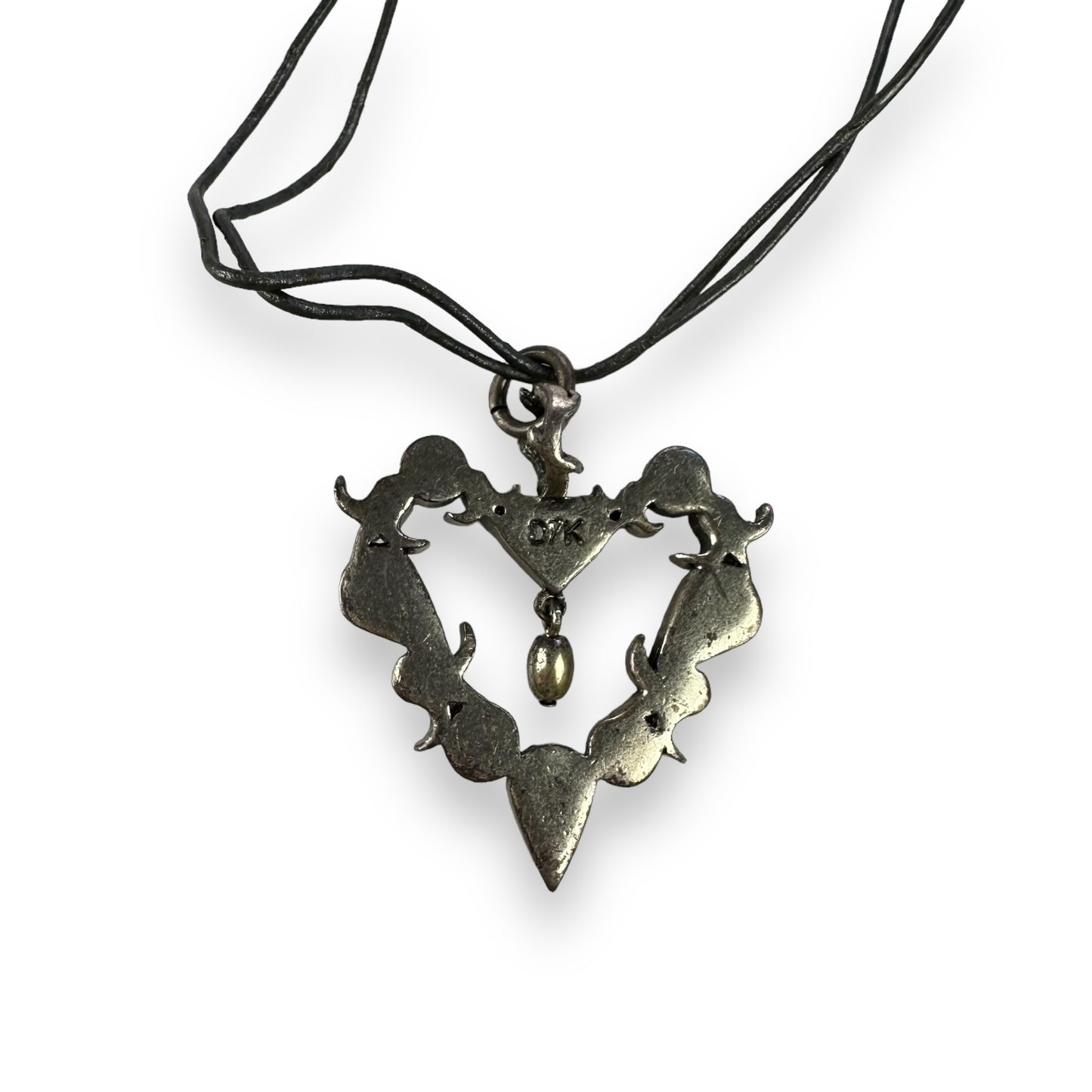 Necklace - Heart - Silvercolored