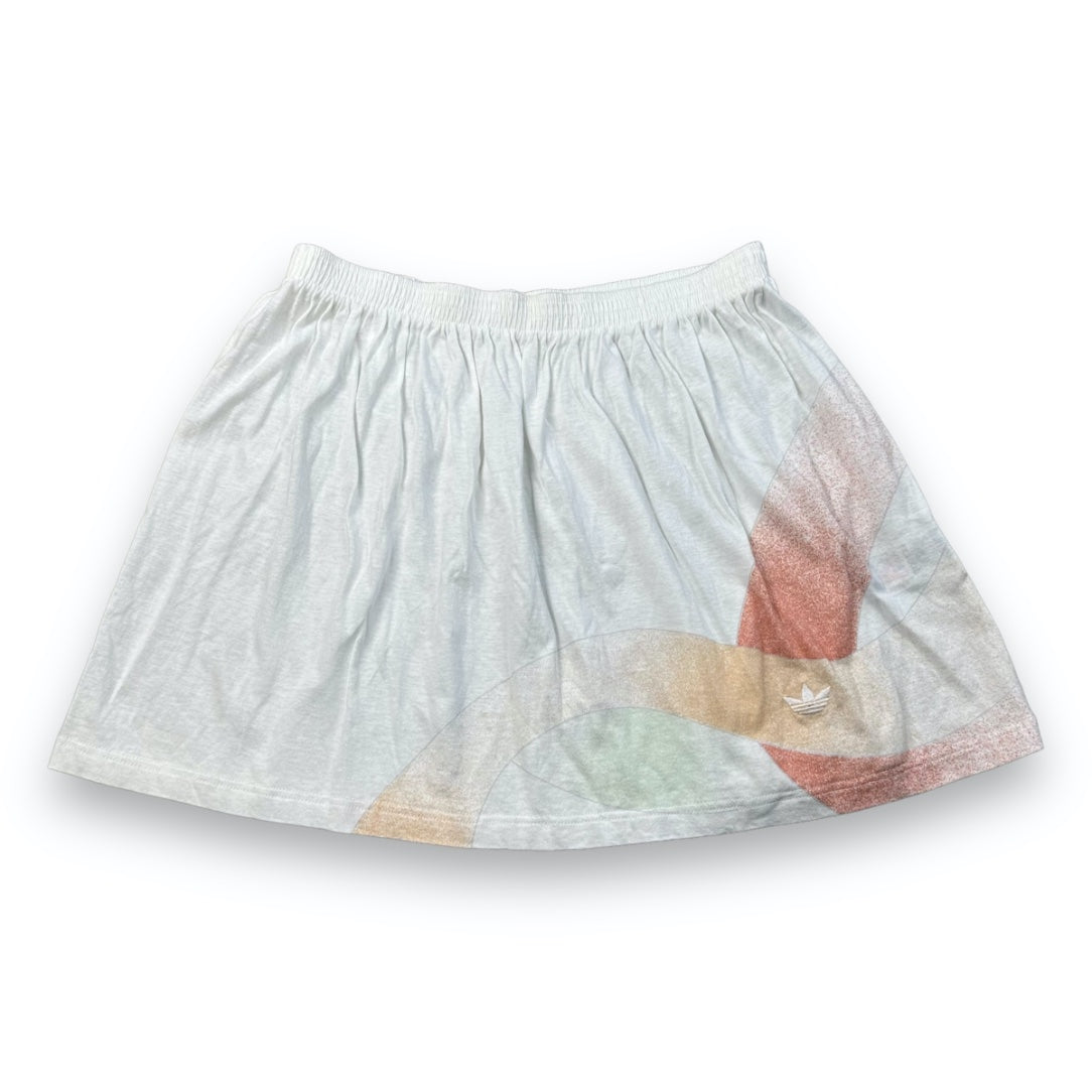 Skirt - White - Adidas - 90s