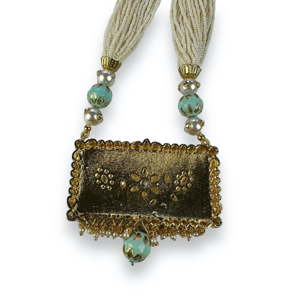 Necklace - Pearls - Turquoise