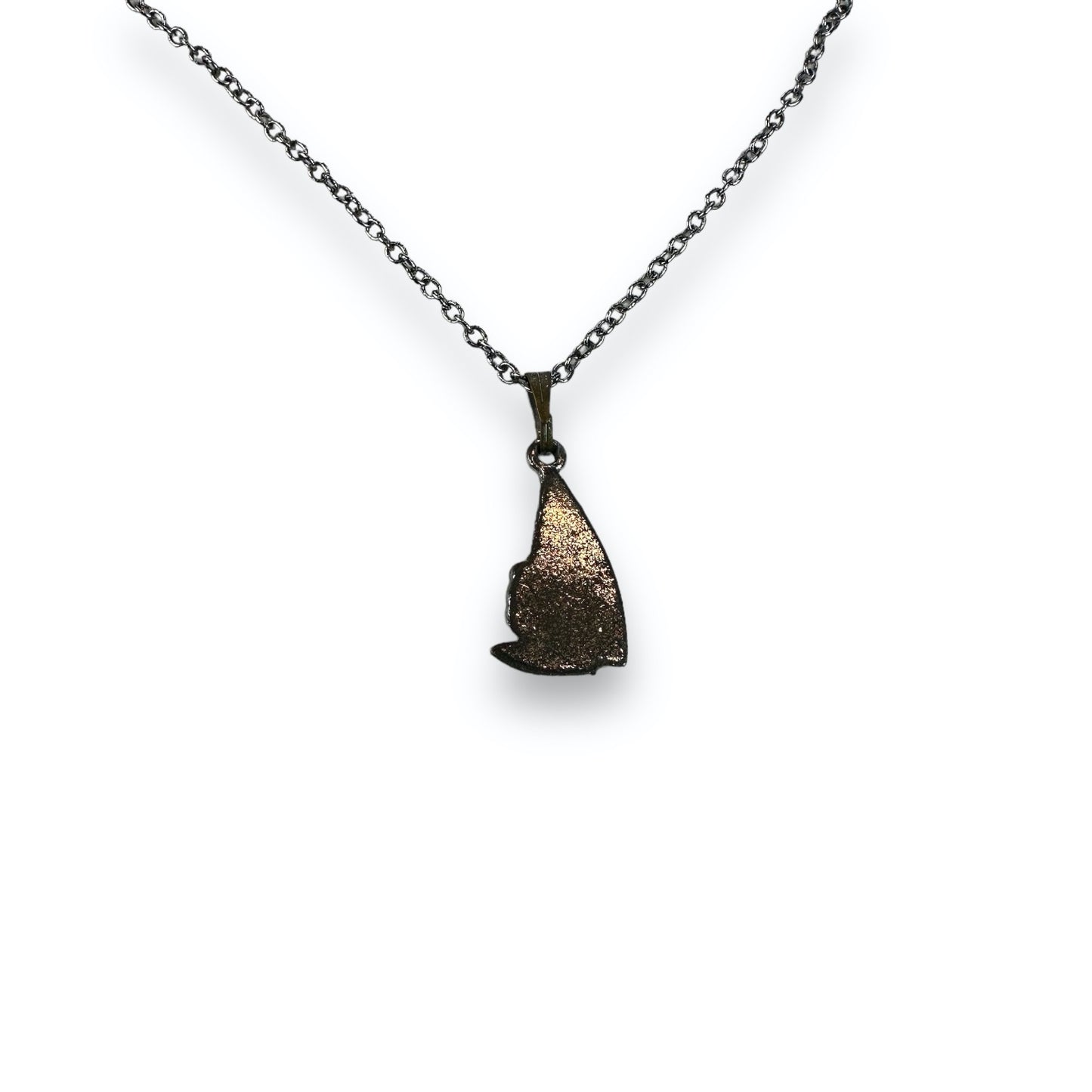 Necklace - Green Surfer - Silvercolored