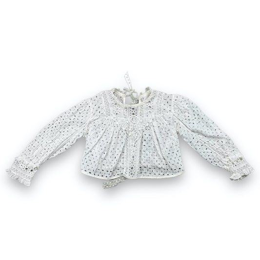 3/4 Shirt - White  - Vintage