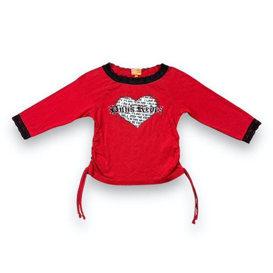 3/4 Shirt - Red - Punk Rebel