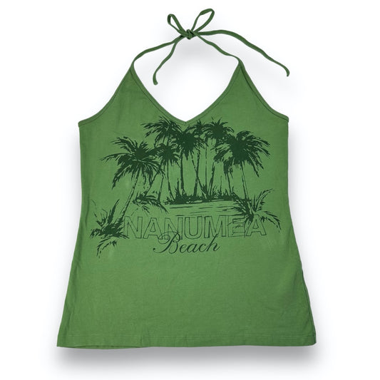 Neckholder - Green - Palm Trees