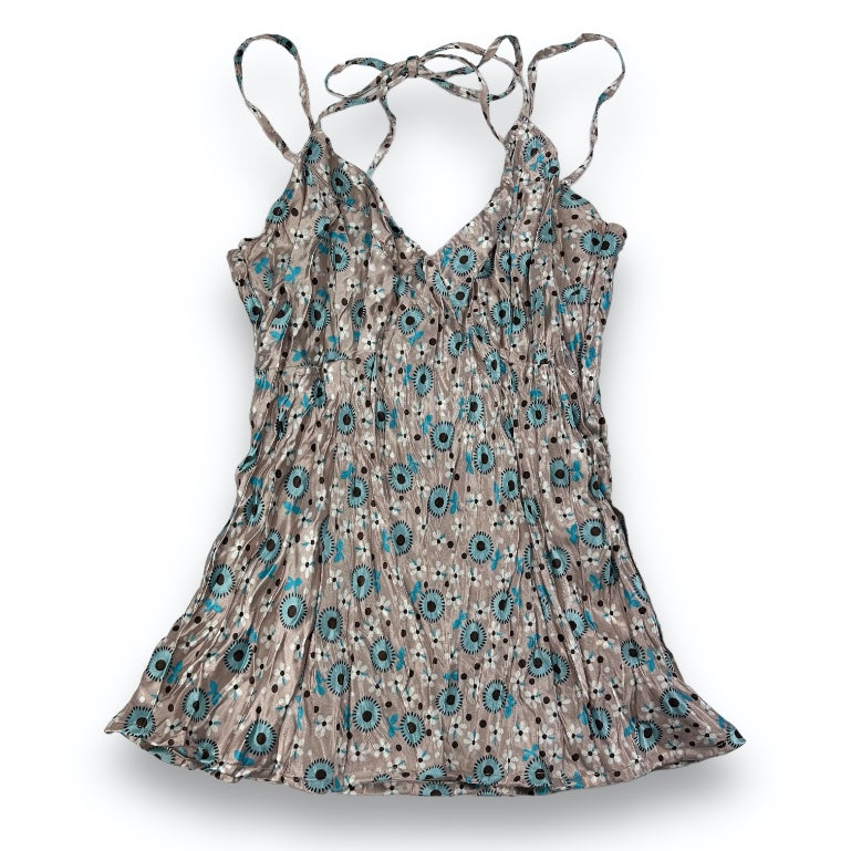 Spaghetti Strap Top - Pink - Flowers