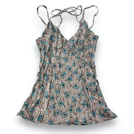 Spaghetti Strap Top - Pink - Flowers